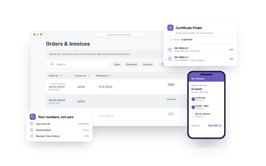 Customer Portal hero